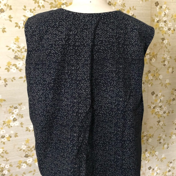 Navy & Silver Swing Blouse - Picture 2 of 6